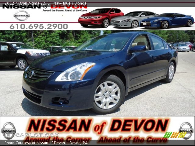 2012 Nissan Altima 2.5 S in Navy Blue