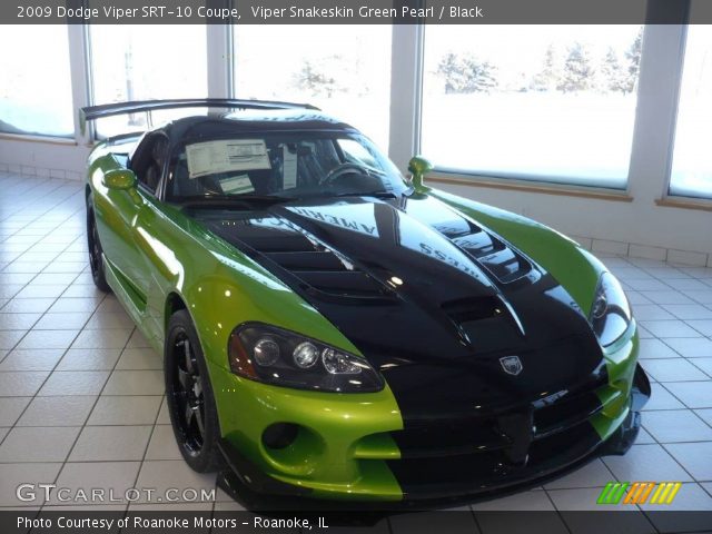 2009 Dodge Viper SRT-10 Coupe in Viper Snakeskin Green Pearl