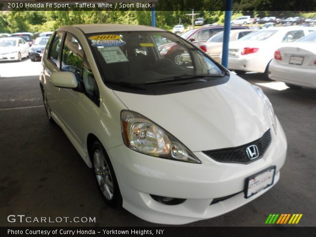 2010 Honda Fit Sport in Taffeta White