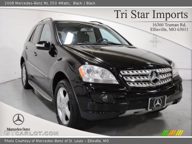 2008 Mercedes-Benz ML 350 4Matic in Black