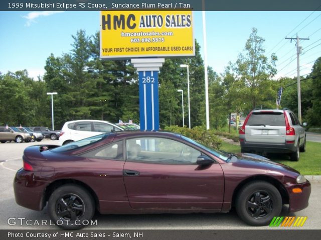 1999 Mitsubishi Eclipse RS Coupe in Sundance Plum Pearl