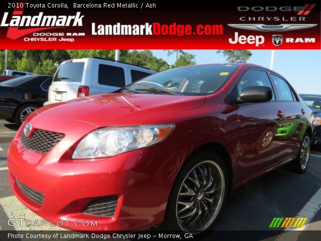 2010 Toyota Corolla  in Barcelona Red Metallic