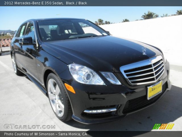 2012 Mercedes-Benz E 350 Sedan in Black