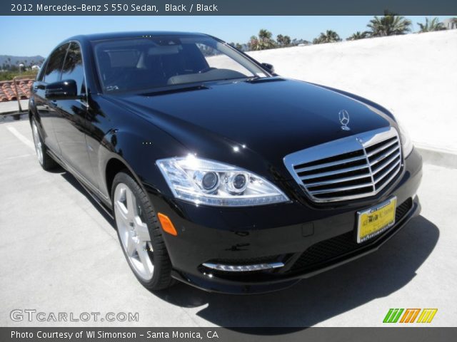 2012 Mercedes-Benz S 550 Sedan in Black