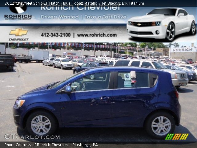 2012 Chevrolet Sonic LT Hatch in Blue Topaz Metallic