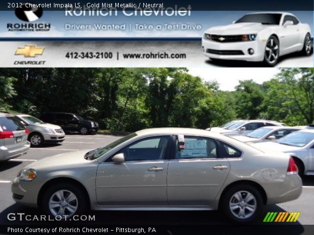 2012 Chevrolet Impala LS in Gold Mist Metallic