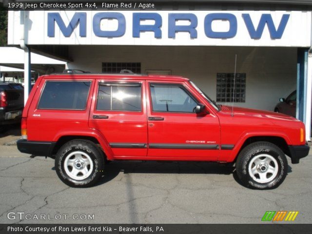 1999 Jeep Cherokee Sport 4x4 in Flame Red