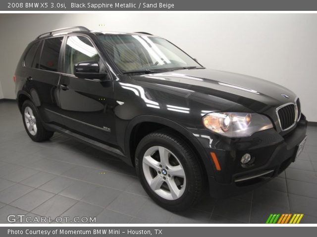 2008 BMW X5 3.0si in Black Sapphire Metallic