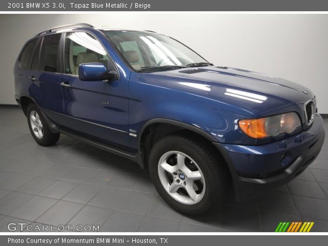 2001 BMW X5 3.0i in Topaz Blue Metallic