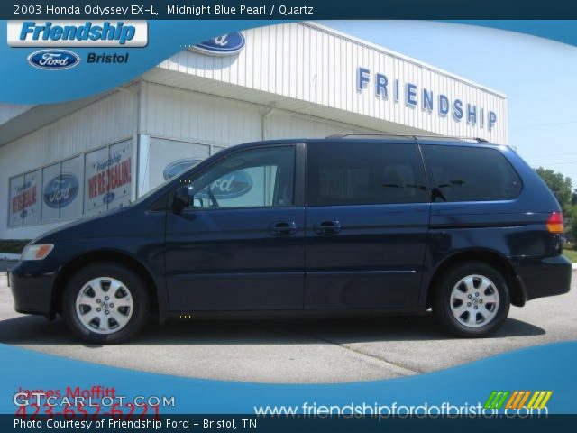 2003 Honda Odyssey EX-L in Midnight Blue Pearl