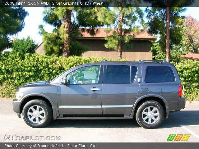 2008 Infiniti QX 56 4WD in Silver Graphite Gray