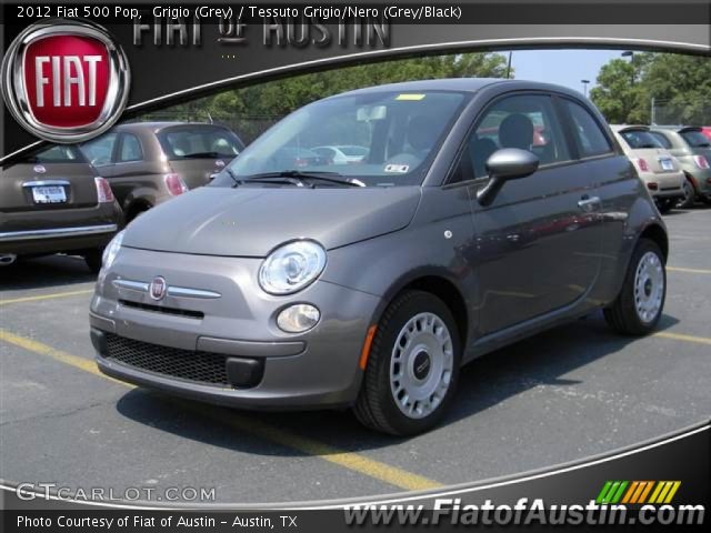 2012 Fiat 500 Pop in Grigio (Grey)