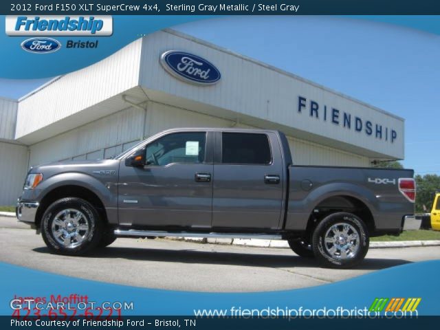 2012 Ford F150 XLT SuperCrew 4x4 in Sterling Gray Metallic