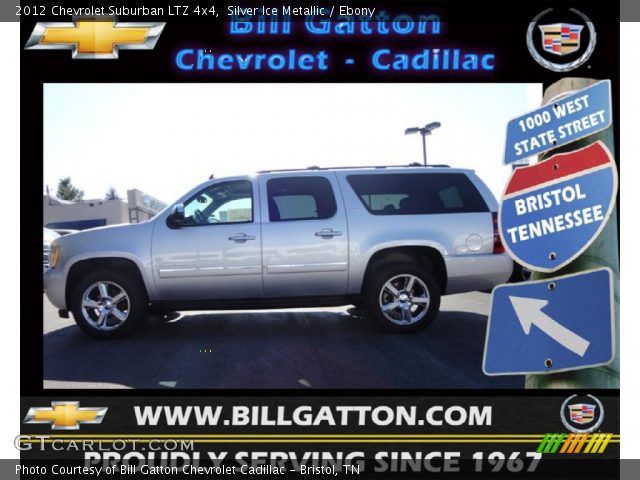 2012 Chevrolet Suburban LTZ 4x4 in Silver Ice Metallic