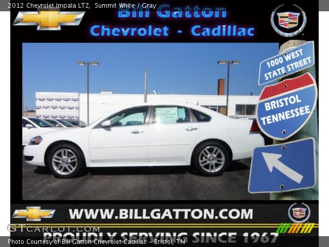 2012 Chevrolet Impala LTZ in Summit White