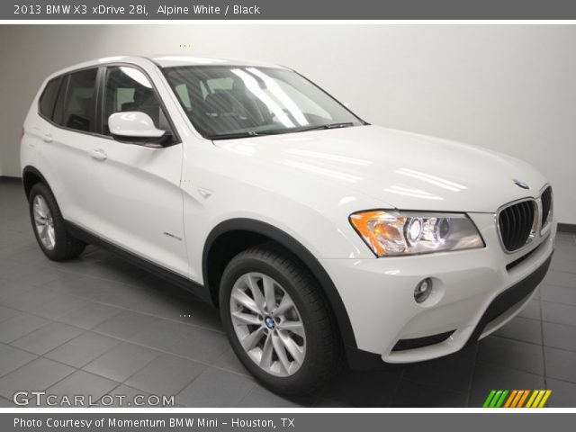 2013 BMW X3 xDrive 28i in Alpine White