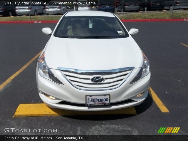 2013 Hyundai Sonata GLS in Shimmering White