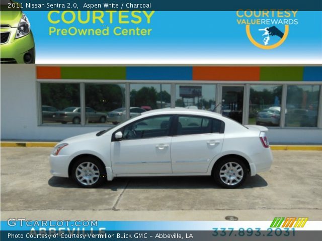 2011 Nissan Sentra 2.0 in Aspen White