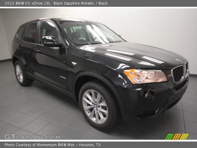 2013 BMW X3 xDrive 28i in Black Sapphire Metallic