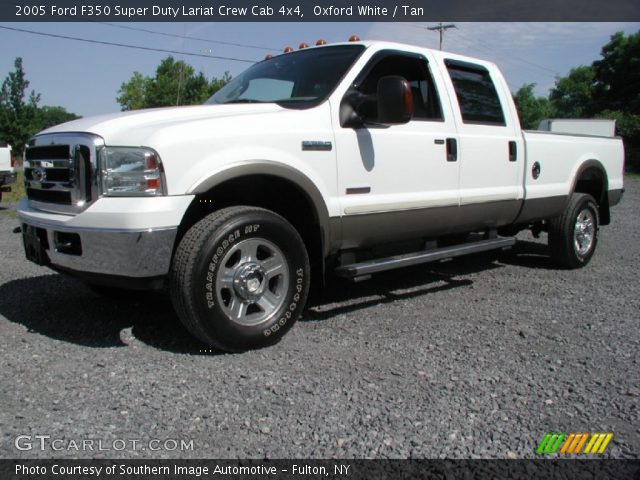 2005 Ford F350 Super Duty Lariat Crew Cab 4x4 in Oxford White