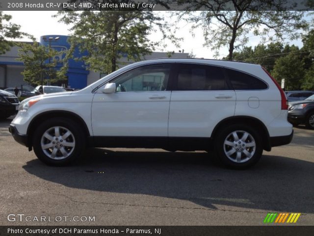 2008 Honda CR-V EX-L 4WD in Taffeta White