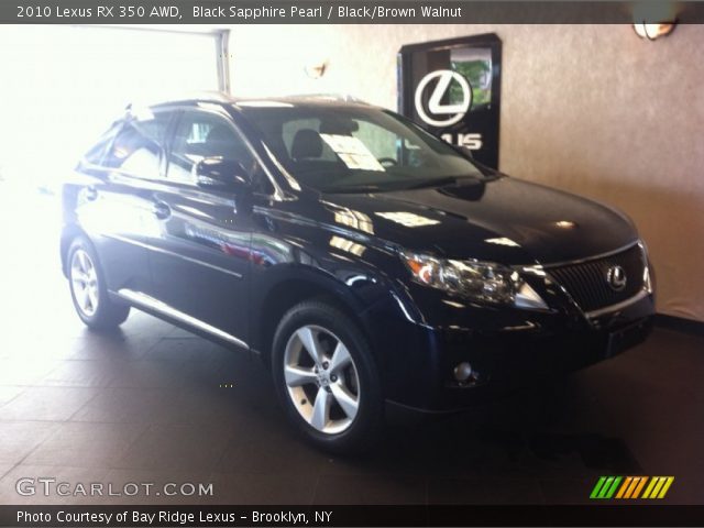 2010 Lexus RX 350 AWD in Black Sapphire Pearl