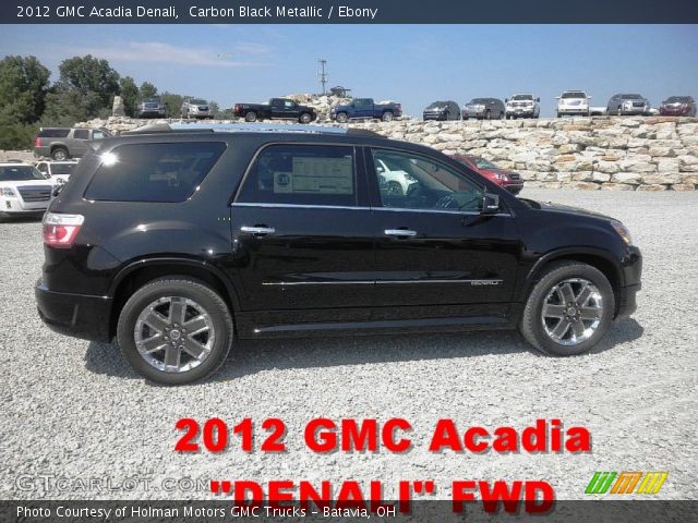 2012 GMC Acadia Denali in Carbon Black Metallic