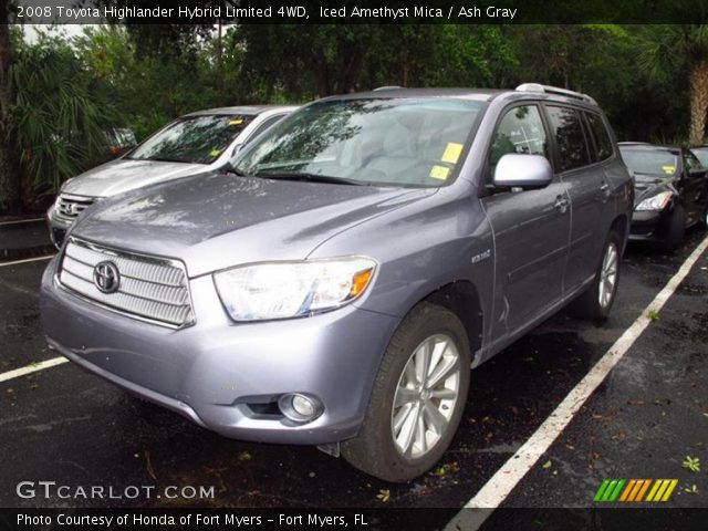 2008 Toyota Highlander Hybrid Limited 4WD in Iced Amethyst Mica