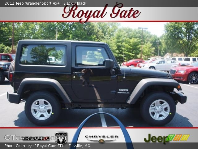 2012 Jeep Wrangler Sport 4x4 in Black