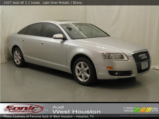 2007 Audi A6 3.2 Sedan in Light Silver Metallic