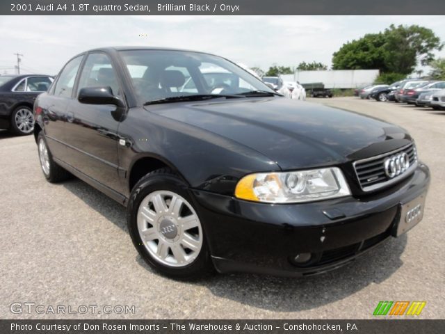 2001 Audi A4 1.8T quattro Sedan in Brilliant Black