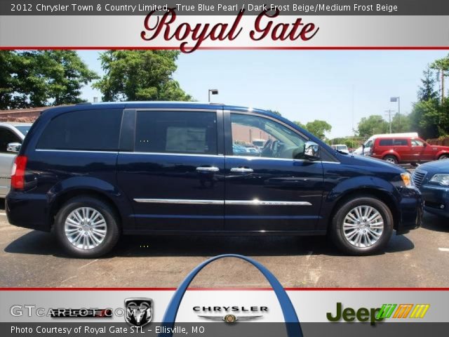 2012 Chrysler Town & Country Limited in True Blue Pearl