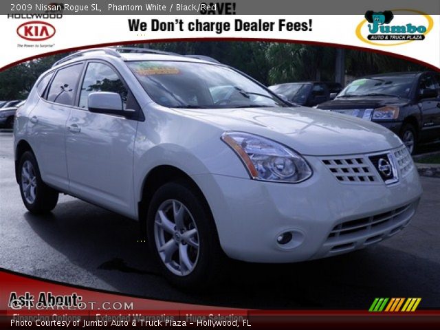 2009 Nissan Rogue SL in Phantom White
