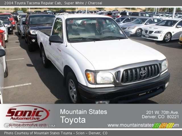 2004 Toyota Tacoma Regular Cab in Super White