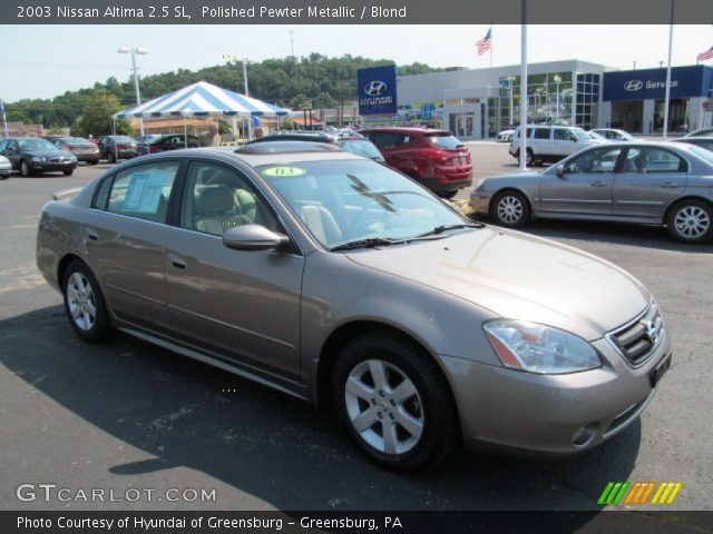 2003 Nissan Altima 2.5 SL in Polished Pewter Metallic