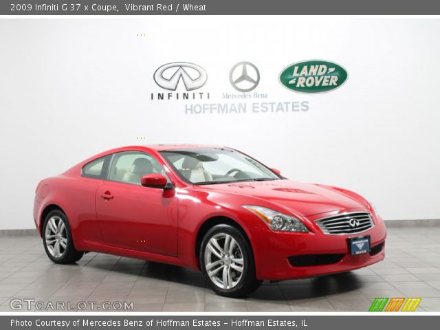 2009 Infiniti G 37 x Coupe in Vibrant Red