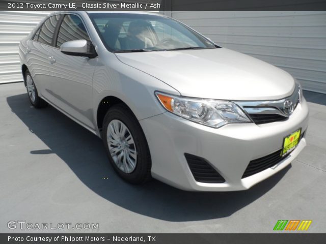 2012 Toyota Camry LE in Classic Silver Metallic