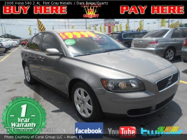 2006 Volvo S40 2.4i in Flint Gray Metallic