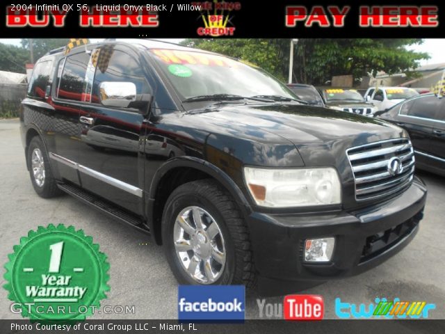 2004 Infiniti QX 56 in Liquid Onyx Black