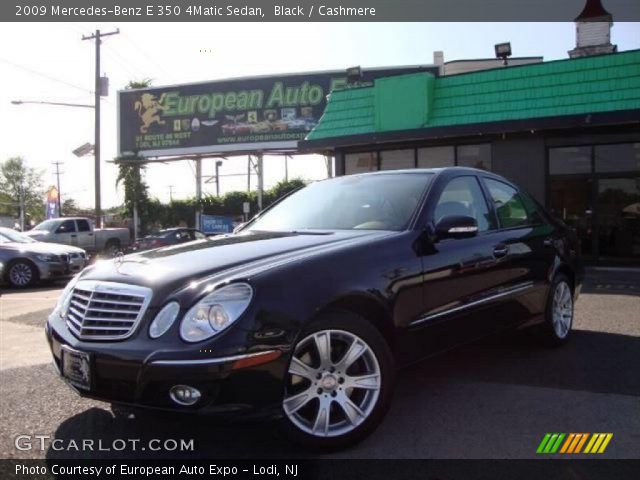 2009 Mercedes-Benz E 350 4Matic Sedan in Black