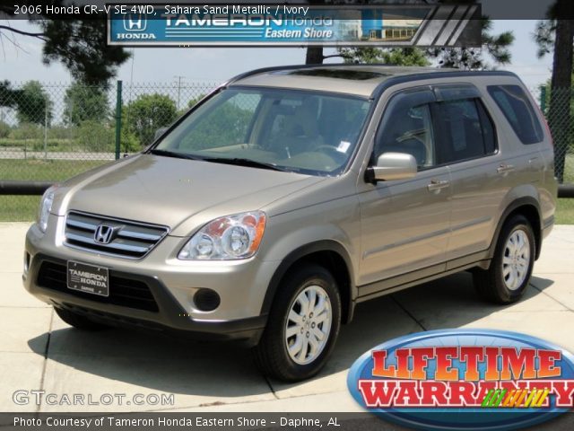 2006 Honda CR-V SE 4WD in Sahara Sand Metallic