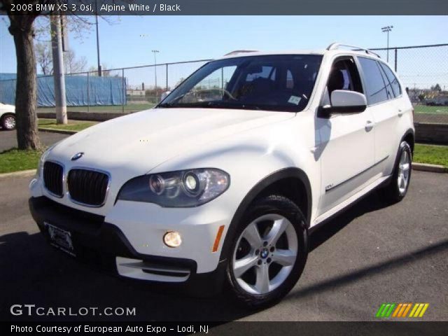 2008 BMW X5 3.0si in Alpine White