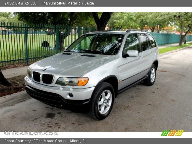 2002 BMW X5 3.0i in Titanium Silver Metallic