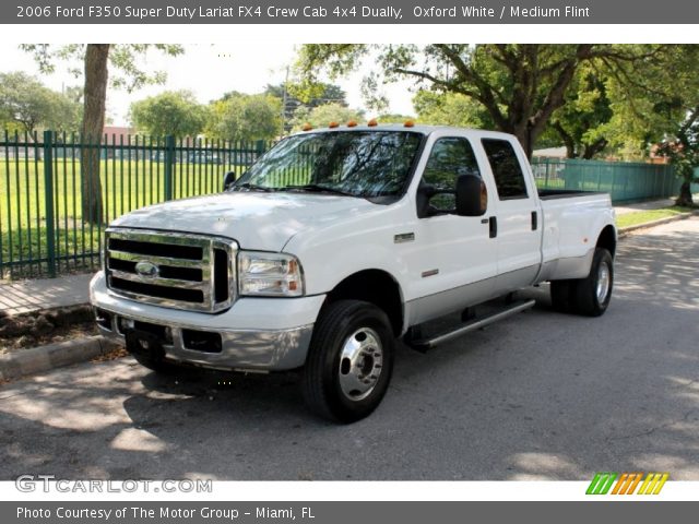 2006 Ford F350 Super Duty Lariat FX4 Crew Cab 4x4 Dually in Oxford White