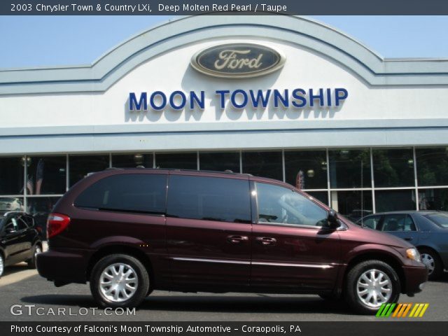 2003 Chrysler Town & Country LXi in Deep Molten Red Pearl