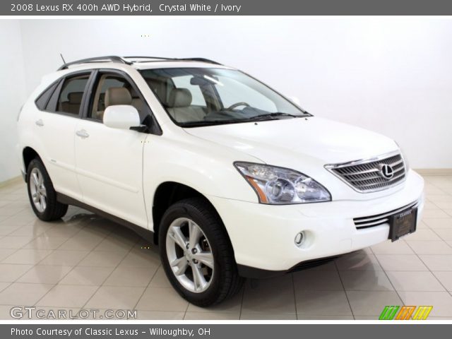 2008 Lexus RX 400h AWD Hybrid in Crystal White