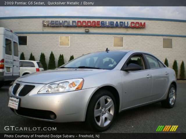 2009 Pontiac G6 Sedan in Quicksilver Metallic