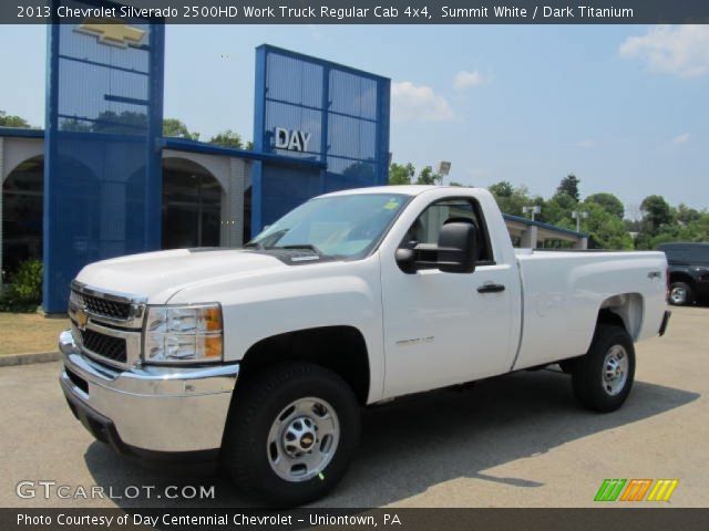 2013 Chevrolet Silverado 2500HD Work Truck Regular Cab 4x4 in Summit White