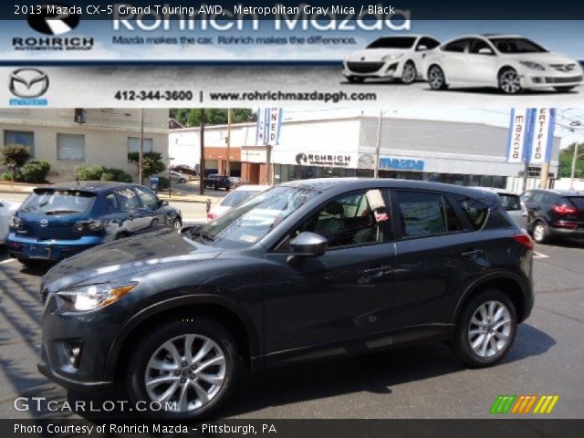 2013 Mazda CX-5 Grand Touring AWD in Metropolitan Gray Mica