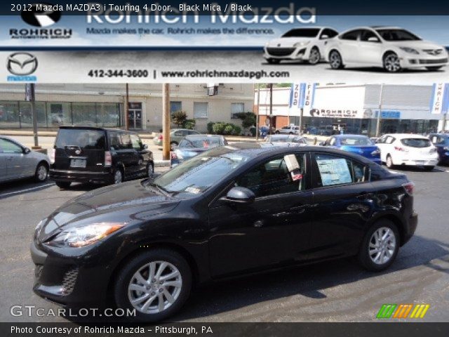 2012 Mazda MAZDA3 i Touring 4 Door in Black Mica